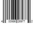 Barcode Image for UPC code 400986269772