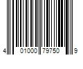 Barcode Image for UPC code 401000797509