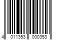 Barcode Image for UPC code 4011353000353