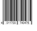 Barcode Image for UPC code 4011700740475