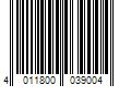 Barcode Image for UPC code 4011800039004