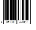 Barcode Image for UPC code 4011800420413