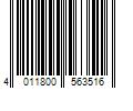 Barcode Image for UPC code 4011800563516