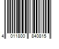 Barcode Image for UPC code 4011800840815