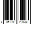 Barcode Image for UPC code 4011833200280