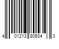 Barcode Image for UPC code 401213805343