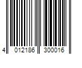 Barcode Image for UPC code 4012186300016