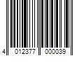 Barcode Image for UPC code 4012377000039