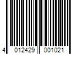 Barcode Image for UPC code 4012429001021