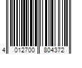 Barcode Image for UPC code 4012700804372