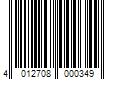 Barcode Image for UPC code 4012708000349