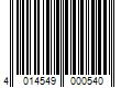 Barcode Image for UPC code 4014549000540