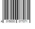 Barcode Image for UPC code 4015000077071