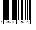 Barcode Image for UPC code 4015000416344