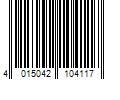 Barcode Image for UPC code 4015042104117