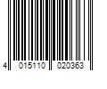 Barcode Image for UPC code 4015110020363