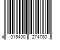 Barcode Image for UPC code 4015400274780