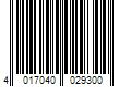 Barcode Image for UPC code 4017040029300