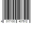 Barcode Image for UPC code 4017100407512