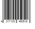 Barcode Image for UPC code 4017100450518