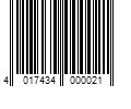 Barcode Image for UPC code 4017434000021