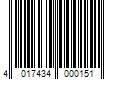 Barcode Image for UPC code 4017434000151