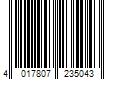 Barcode Image for UPC code 4017807235043