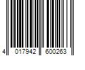 Barcode Image for UPC code 4017942600263