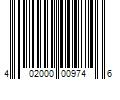 Barcode Image for UPC code 402000009746