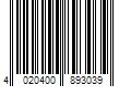 Barcode Image for UPC code 4020400893039