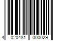 Barcode Image for UPC code 4020481000029