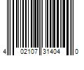 Barcode Image for UPC code 402107314040