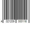 Barcode Image for UPC code 4021209000116