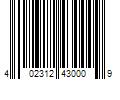 Barcode Image for UPC code 402312430009