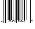 Barcode Image for UPC code 402400209487