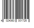 Barcode Image for UPC code 4024063001725