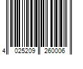 Barcode Image for UPC code 4025209260006