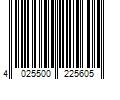 Barcode Image for UPC code 4025500225605