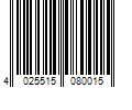 Barcode Image for UPC code 4025515080015