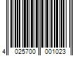 Barcode Image for UPC code 4025700001023