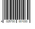 Barcode Image for UPC code 4025700001030