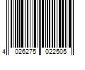 Barcode Image for UPC code 4026275022505