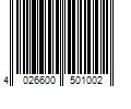 Barcode Image for UPC code 4026600501002