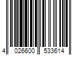 Barcode Image for UPC code 4026600533614