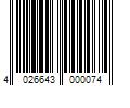 Barcode Image for UPC code 4026643000074