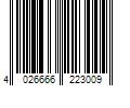 Barcode Image for UPC code 4026666223009