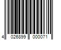 Barcode Image for UPC code 4026899000071