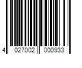 Barcode Image for UPC code 4027002000933