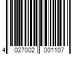 Barcode Image for UPC code 4027002001107