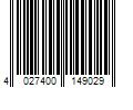 Barcode Image for UPC code 4027400149029